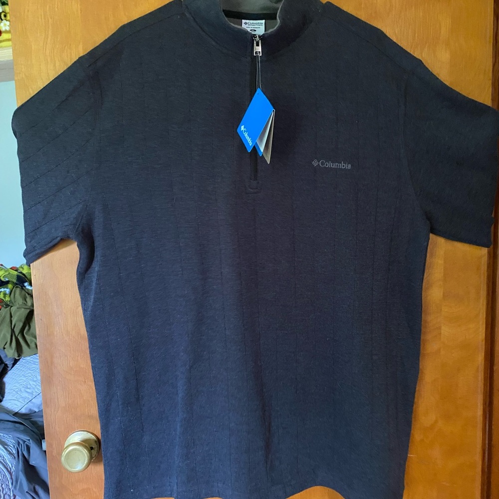 Columbia Charcoal Ribbed Pullover